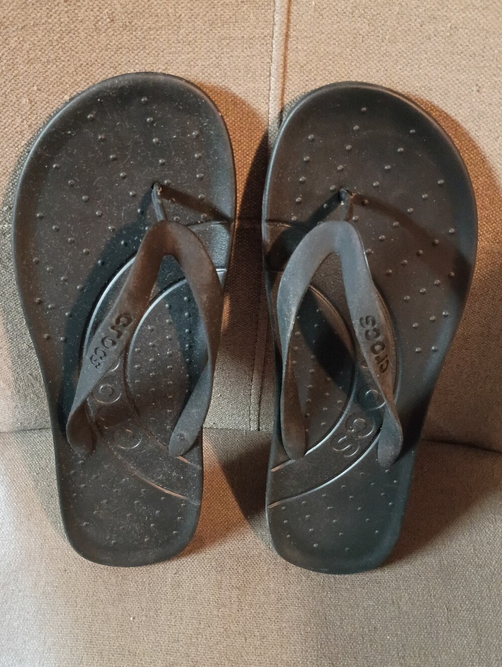 Crocs Men's Black Flip Flop Sandals